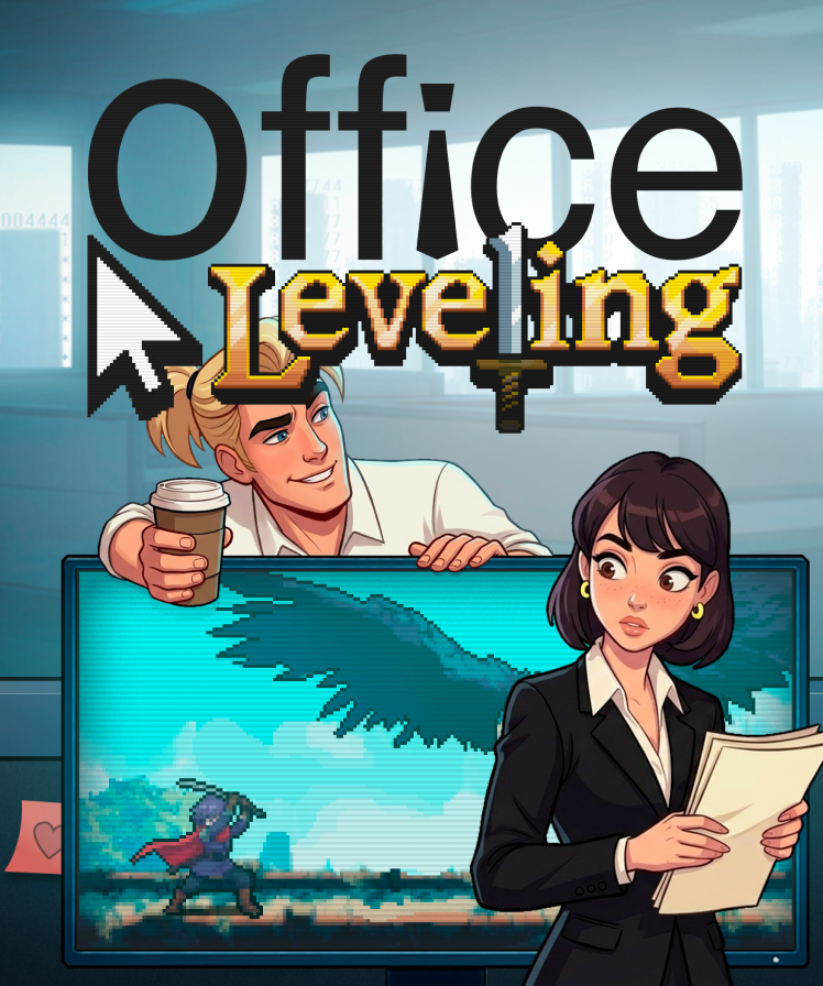 Office Leveling vertical capsule artwork